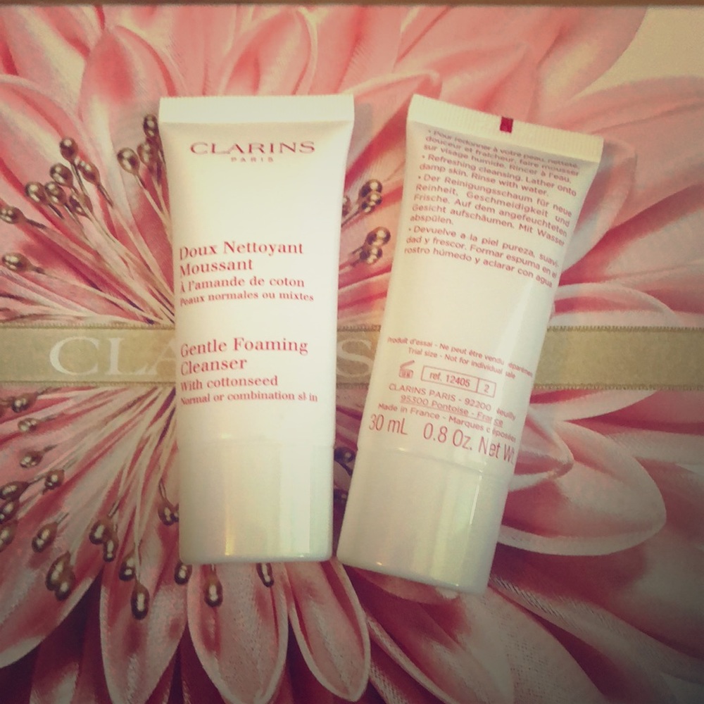Set of 2 Clarins Gentle Foaming Cleanser